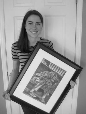 Lydia Jones will display her artwork at an art show June 20-23 as part of Old Settler's Days in Metamora.