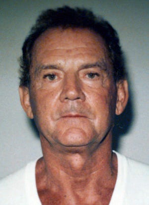 FILE - This 1995 file photo taken in West Palm Beach, Fla., and released by the FBI shows Francis P. "Cadillac Frank" Salemme. Two U.S. Marshals Service officials wearing makeup to disguise their identities have testified, Wednesday, June 13, 2018, at federal court in Boston, in the case of the former New England Mafia boss accused of killing a nightclub owner in 1993. (Federal Bureau of Investigation via AP, File)