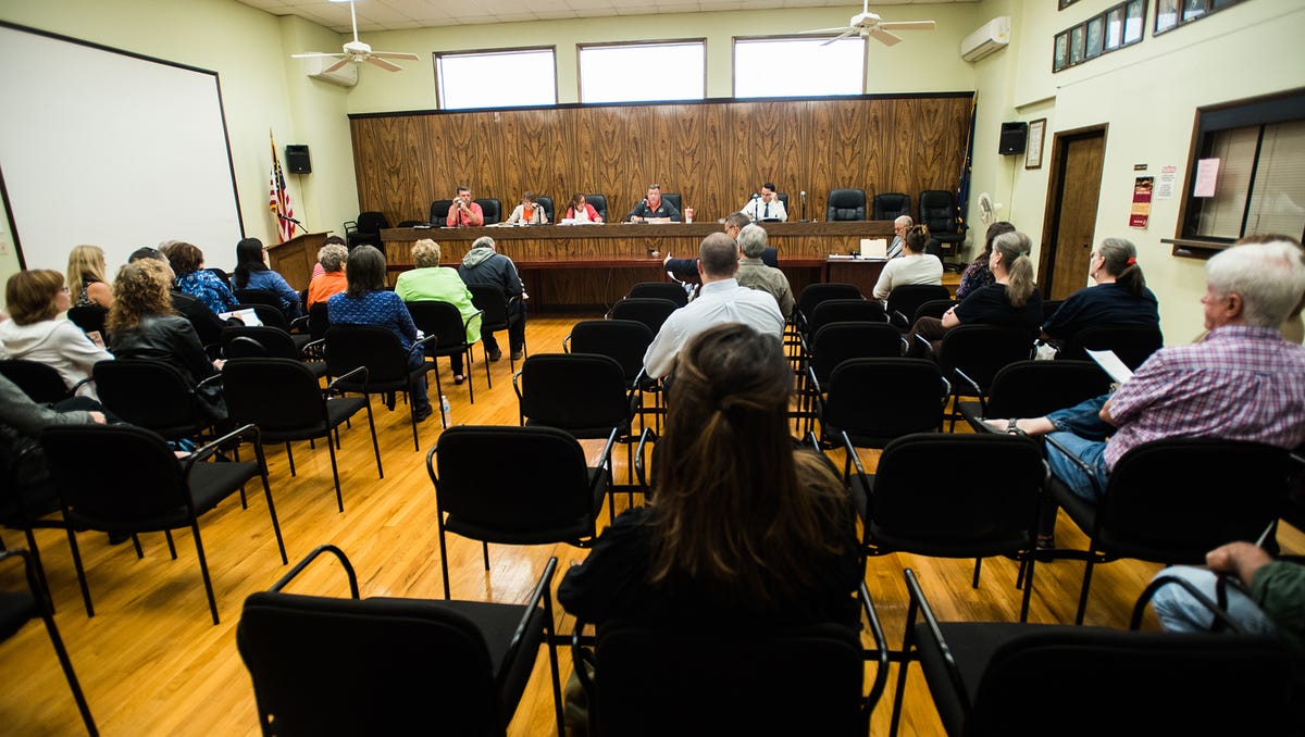 Chester town board meeting in June 2018.