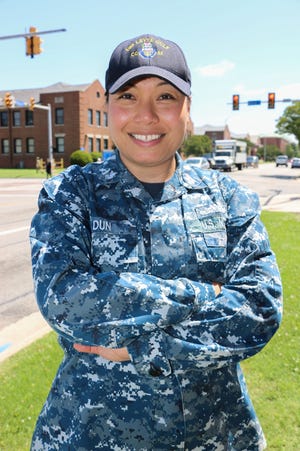 Willingboro native Magnolia Dun has been serving as a Petty Officer First Class in the Navy for the past 13 years. [CONTRIBUTED]