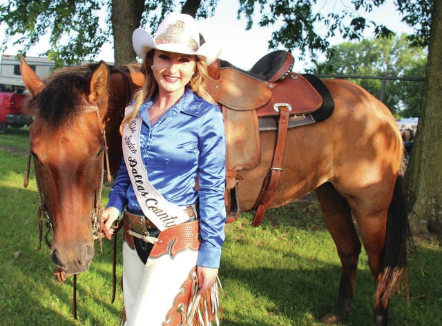 Heather Morrison, of Letts, was crowned the 2018 Miss Rodeo Dallas County Queen on Friday, June 15. PHOTO BY ALLISON ULLMANN/DALLAS COUNTY NEWS