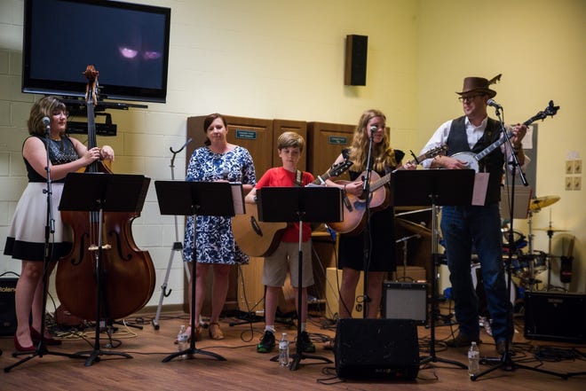 The George Oliver family performed at the Community Center during the second Fairfield Live! event. [Submitted photo]