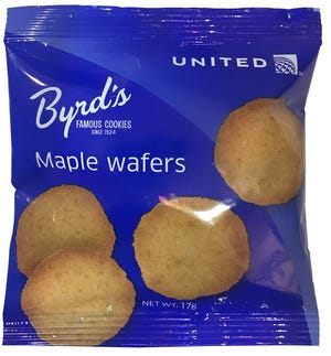 United Airlines has announced they will offer specially made Byrd Cookies on domestic morning flights. Byrd Cookie Company is located in Savannah and was founded in 1924. [Photo courtesy of Byrd Cookie Company]