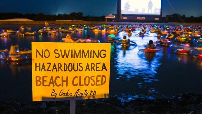 Ever watched a movie while floating in an inner tube? How about a movie like “Jaws”? If that sounds like the perfect summer thrill, don’t miss the Alamo Drafthouse’s Jaws on the Water. Contributed by Alamo Drafthouse