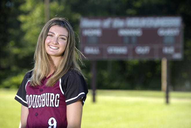Stroudsburg's Winnai Hoyt finished the season with a .493 batting average, 117 career hits and 22 RBIs. Hoyt is this year's Pocono Record softball Player of the Year. [KEITH R. STEVENSON/POCONO RECORD]