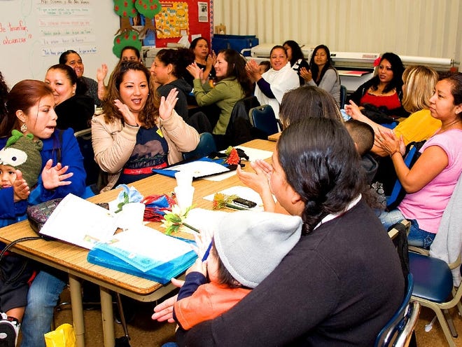 The national nonprofit Abriendo Puertas, Spanish for “Opening Doors,” focuses on Latino families and children ages 0-5 by empowering and educating parents first. [Photo courtesy Abriendo Puertas]