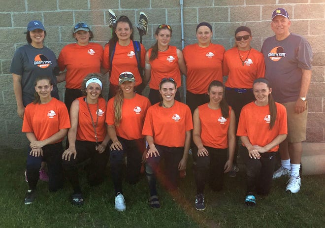 The Coastal All-Stars went 1-3 to place third at the Granite State Games softball tournament. They beat Southern in their final game, 18-2. In the front, from left, are Laura Duguie (Epping), Jessica Normand (Pinkerton), Alyssa DiMauro (Pinkerton), Hannah Frazier (Pinkerton), Emma Hodgkins (Raymond), Brittany Faucher (Spaulding), (back) coach Paige Cormier, Olivia Young (Dover), 

Sarah Amato (Pinkerton), Izzi Eames (Spaulding), Kayla Clough (Nute), Savanah Sigman (Winnacunnet), and coach Mike Vining. [Courtesy]