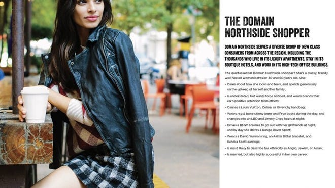 This is the brochure marketing Domain Northside that has stirred controversy.