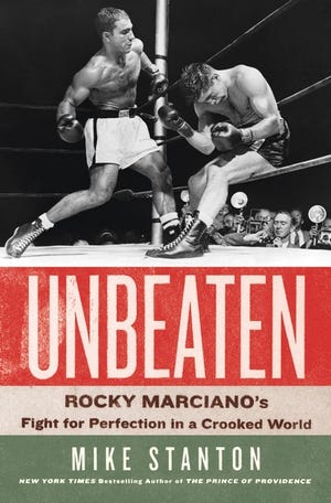 The cover of Mike Stanton's book on Rocky Marciano.