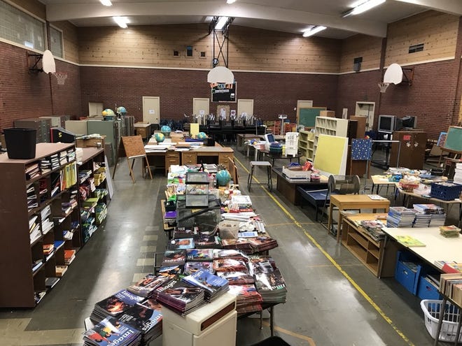 The old Harrison Elementary School in Cottage Grove is selling off unneeded furniture and other items. [South Lane School District]