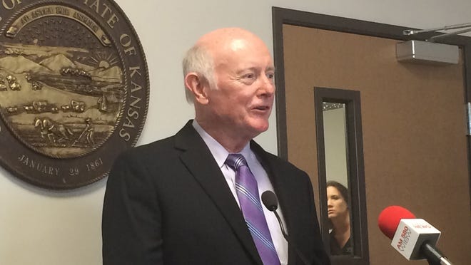 Tax revenue for Kansas was $1.8 billion higher this fiscal year than last year, following tax reform that repealed tax cuts. Pictured is Sam Williams, revenue secretary, who said: "With tax receipts above expectations every month during the last year, there's optimism that this trend will continue." [File photo/The Capital-Journal]