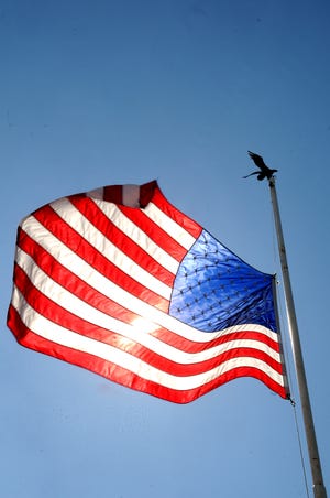 Flags will fly half-mast July 3 in honor of the five Annapolis shooting victims. [Sentinel File]