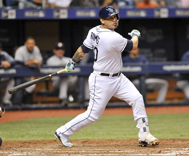 Tampa Bay Rays' catcher Wilson Ramos was selected as the starter for the American League All-Star team. The 2018 MLB All-Star Game is July 17 in Washington, D.C. [FILE PHOTO / THE ASSOCIATED PRESS]