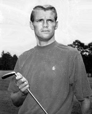 Larry Hinson is shown during his PGA tour career from 1968 to 1976. [Georgia Golf Hall of Fame photo]