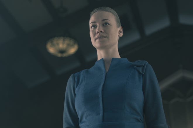 Serena Joy (Yvonne Strahovski) makes a bold move in the second season finale of Hulu's "The Handmaid's Tale." [CONTRIBUTED PHOTO]