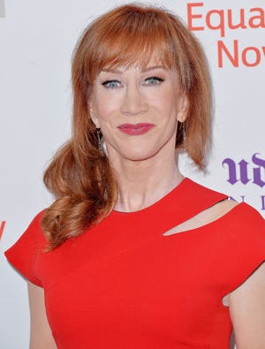 Kathy Griffin attends the 3rd Annual Make Equality Reality Gala at the Montage Hotel on Dec. 5, 2016, in Beverly Hills, Los Angeles. Griffin has returned to the show-biz arena, as outspoken and defiant as ever. [LIONEL HAHN/ABACA PRESS/TRIBUNE NEWS SERVICE]