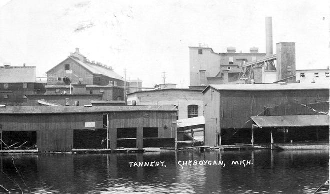 Located just to the south of town, the tannery of the Pfister and Vogel Leather Company was constructed in 1892 and covered an astonishing 25 acres of land. The land was given to the company as an incentive to encourage the development of a tannery here – something which had been the goal of Cheboyganites for quite some time prior.