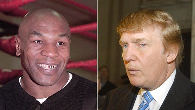 Mike Tyson and Donald Trump have a history together, though it didn't last more than a few months.