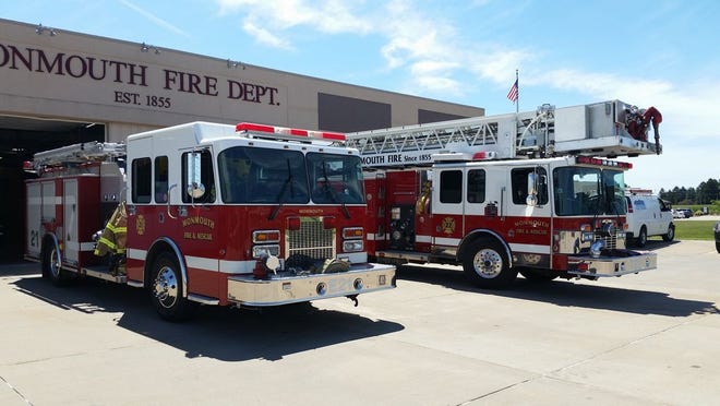 A 14-year-old engine truck and an 18-year-old ladder truck are two of the Monmouth Fire Department's most used vehicles.