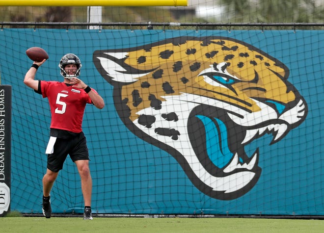 Quarterback Blake Bortles may be the Jacksonville Jaguars biggest question mark this season. [AP File/John Raoux]