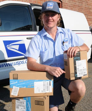Cambridge Postal employee Caleb Brassford says its all about customer service as he now delivers Amazon packages on Sundays.