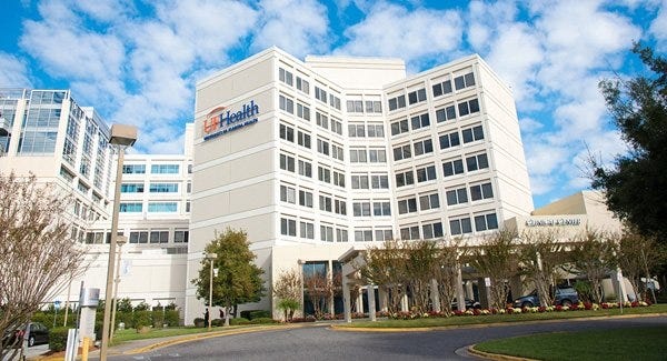 A draft city budget for 2018-19 would spend $20 million for building improvements at UF Health Jacksonville, including its aging hospital on Eighth Street. The city owns the hospital building. [Photo courtesy of UF Health]