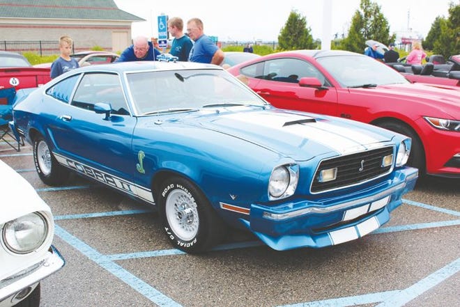 The fifth annual Mackinaw City Mustang Stampede was held in Mackinaw City July 20-21, with more than 140 Ford Mustangs flooding into the city, on display along the shores of Lake Huron.