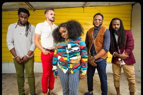Tank and the Bangas, from New Orleans, will play the Newport Folk Festival for the first time on Saturday.