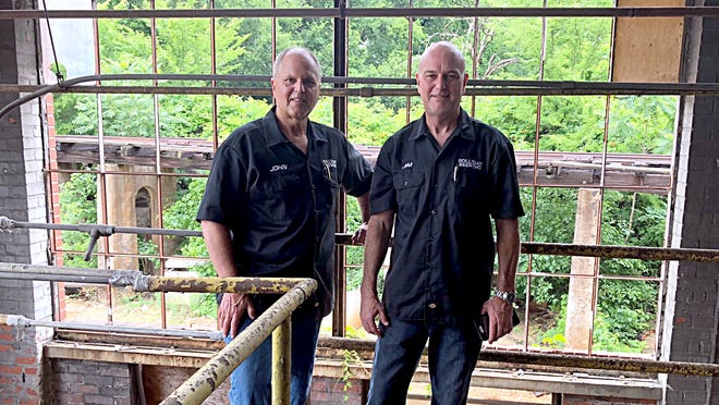 From left: Brothers John and Jim Holliday will launch Holliday Brewing at Drayton Mills Marketplace. [SUBMITTED PHOTO]
