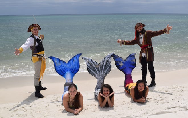 Days Inn Panama City Beach hosts mermaid and pirate themed activities for hotel guests. [CONTRIBUTED PHOTO]