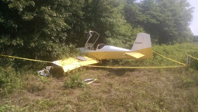 A Holland-area pilot was not injured after he lost control of a plane he was attempting to land at the Park Township Airport on Saturday morning. [Contributed]