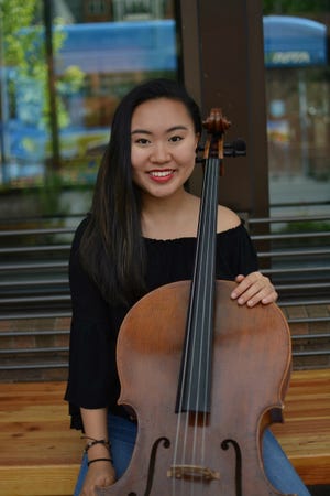 Cellist Julia Lee won a $1,400 Gold Cup Senior Concert Scholarship at the 81st Florida Federation of Music Clubs annual Junior Convention held at the University of North Florida in Jacksonville. [Submitted photo]