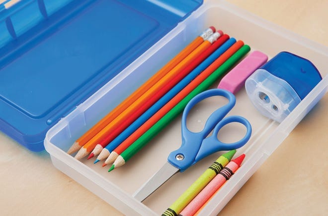 It's the time of year to stock up on pencils, scissors and other school supplies. Purchasing in bulk could save you money. [CONTRIBUTED PHOTO]