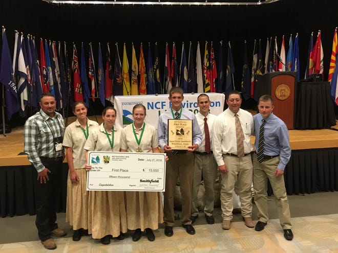 The Mount Academy team from Esopus won the 2018 National Conservation Foundation (NCF)-Envirothon. [Photo provided]