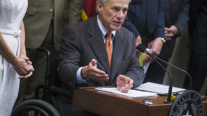 When running for governor in 2013, Greg Abbott said he would require colleges to grant credit to high school students scoring well on Advanced Placement exams.