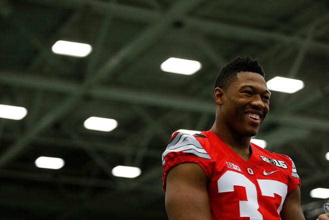 “They looked as focused as I've ever seen any team look the first day of camp,” said Perry, who played at Ohio State from 2012 to 2015.