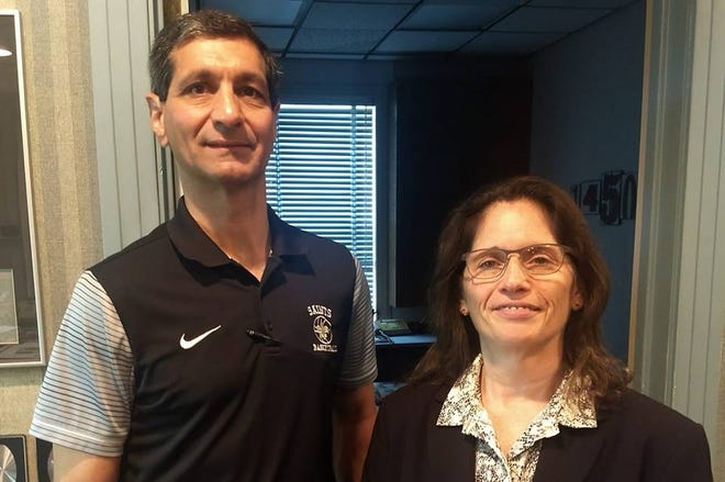 New Tuscarawas Central Catholic Athletic Director George Zambie and new Principal Annette Civiello. Submitted photo