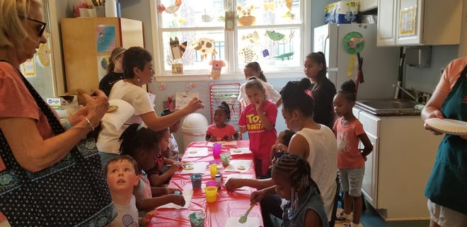 Agape Family Life Center provided an Enrichment Summer Camp for more than 32 campers. This year's camp, held in June and July, included team building, group sessions, sports ministry, computer lab, cultural arts, recreation, and academics. [Submitted photo].