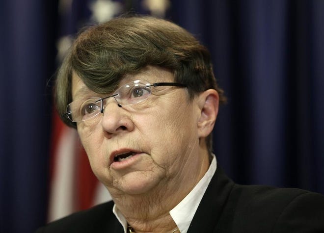 Ohio State, in an announcement late Sunday, said former U.S. attorney for the Southern District of New York, Mary Jo White, will lead the investigative team probing allegations that Meyer knew about domestic violence by former assistant coach Zach Smith in 2015. [File photo]