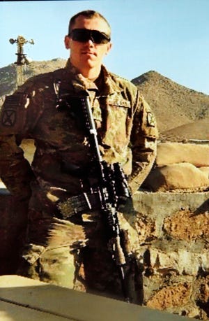 Dominic Ford while he was stationed in Afghanistan earlier this year. [Photo courtesy of Ford's family]