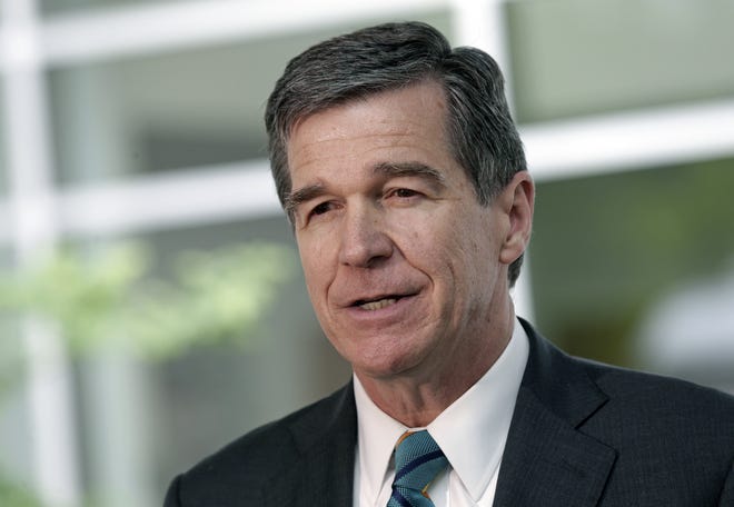 North Carolina Gov. Roy Cooper is suing over two constitutional amendment proposals that he says would swing powers over filling vacant judgeships and controlling board and commission appointments from the executive branch to the legislature. [File photo]