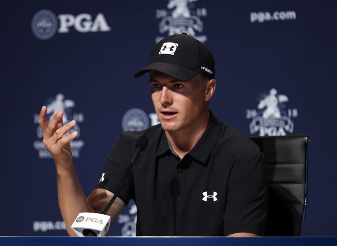 Jordan Spieth has only taken one crack at joining Gene Sarazen, Ben Hogan, Jack Nicklaus, Gary Player and Tiger Woods in completing the modern Grand Slam. [THE ASSOCIATED PRESS]