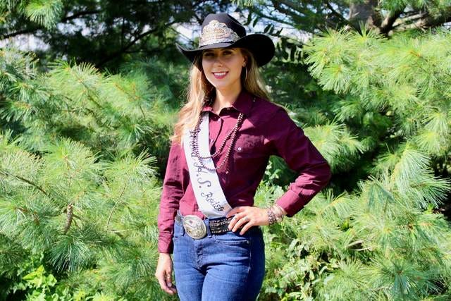 Incoming Boone High School senior, Erica Heckman, competed at the National High School Rodeo Association’s Queen Contest last month. She placed 9th out of 43 other contestants and won her individual portion of the written test. Heckman previously won the title of Iowa High School Rodeo Queen last fall.