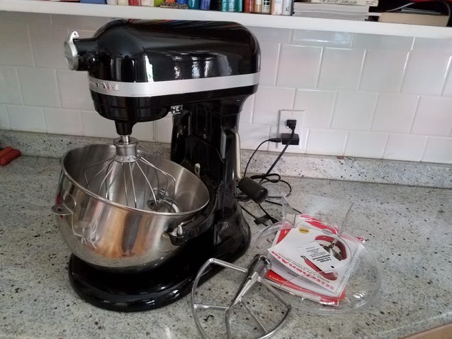 The author's fancy mixer, never used. [COURTESY OF COLLEEN KELLY MELLOR]