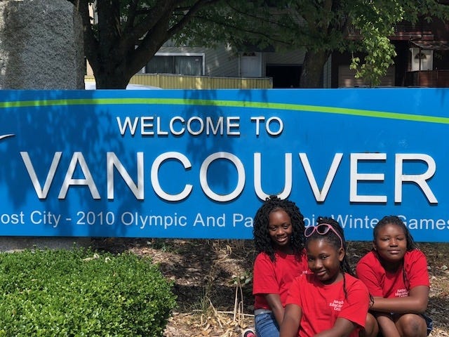 The Antioch Educational Center took three of Jasper County’s brightest students on a trip to Tacoma and Seattle, Wash., and Vancouver, Canada. [Submitted photo]