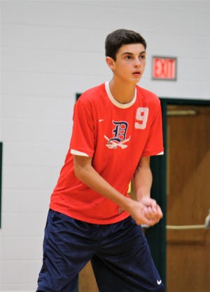 Dalton Tucker will return to help lead the Dinwiddie Generals Boys Volleyball team in 2018. [File photo by Wesley Bolyard/progress-index.com]