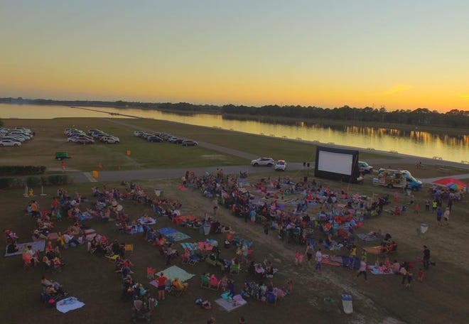 Nathan Benderson Park holds free movie screenings on its Regatta Island. [Courtesy photo]