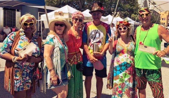 It’s the summer of ’69 all over again at Sarasota Farmer's Market. [Courtesy photo]