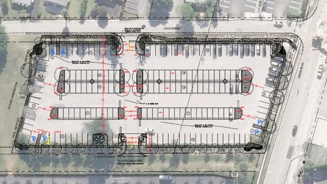 Jupiter expects to save more than $300,000 on their proposed Love Street parking lot project by changing the light design.