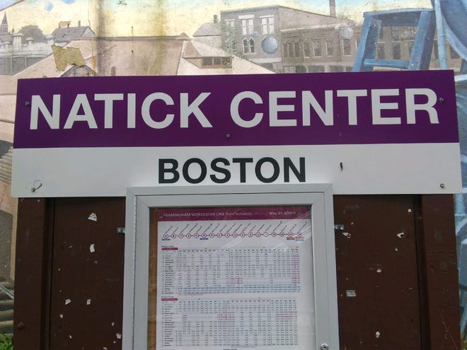 A final design is expected next spring to make the Natick Center station handicap accessible. [Daily News Staff photo/Henry Schwan]